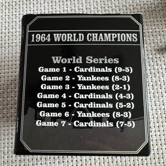 St. Louis Cardinals 1964 World Champions Replica Collection Ring - Picture 5 of 13